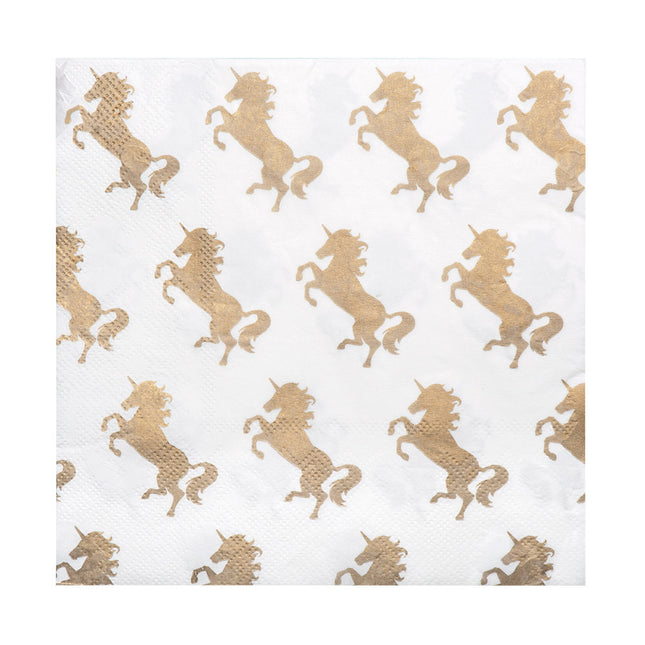 Servilletas Papel Unicornio 33cm