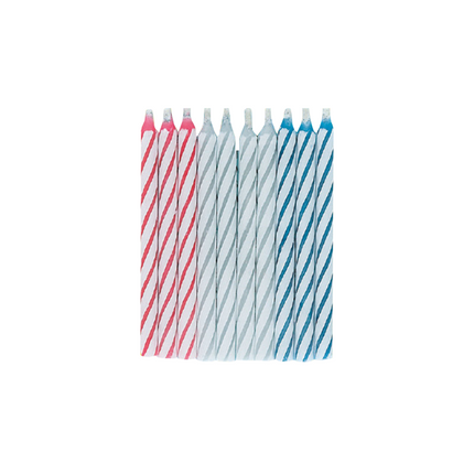 Velas de Cumpleaños No Inflables 6cm 10pcs