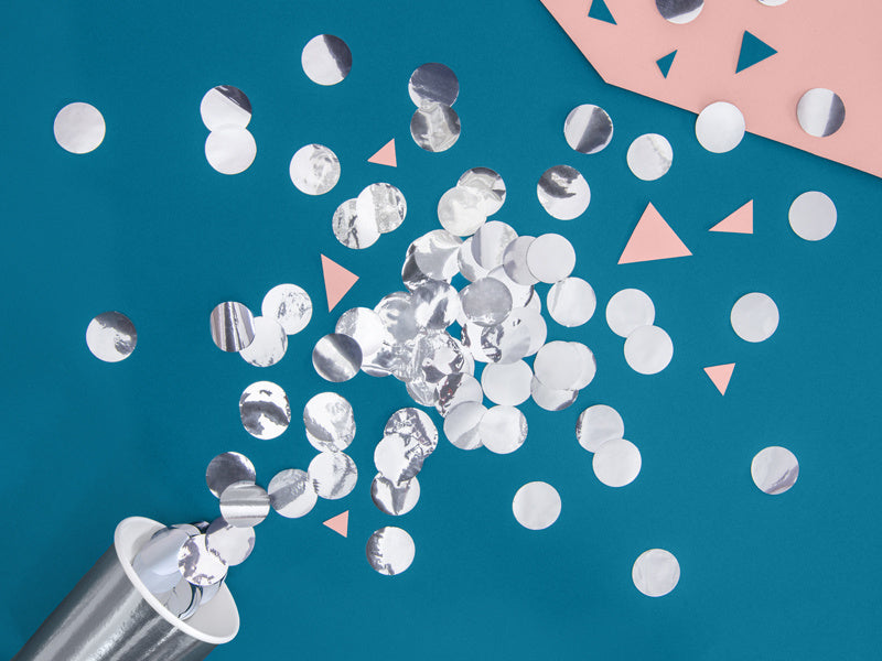 Confetti Redondo Plata