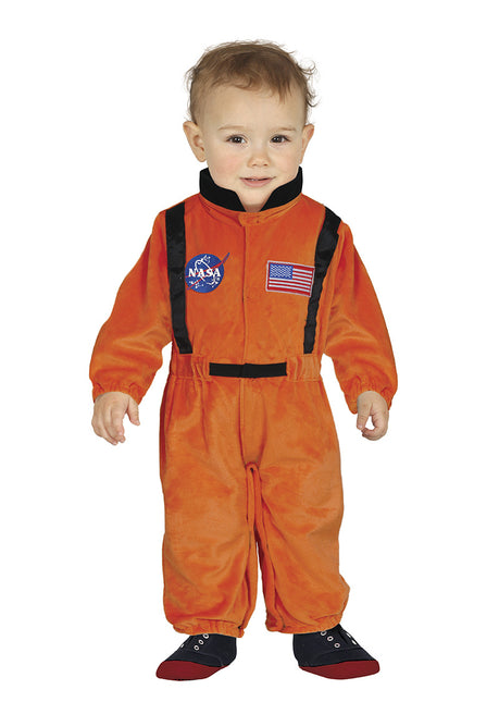 Traje Astronautas Naranja Bebé