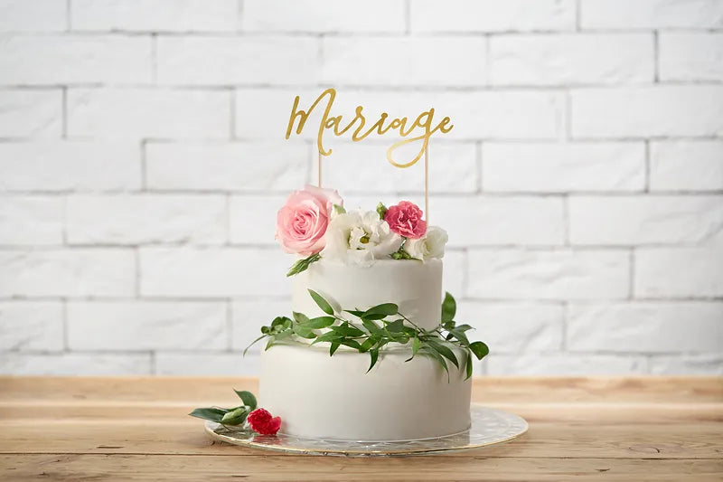 Adorno para tarta de boda Mariage 22,5cm
