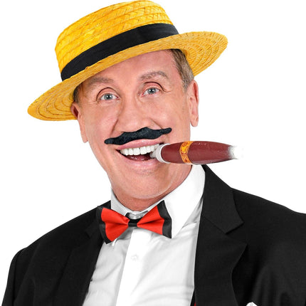 Sombrero Amarillo Con Banda Negra