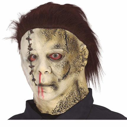 Máscara Halloween Horror Con Pelo