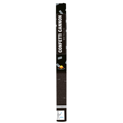 Cañón Conffetti Plata 30cm