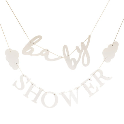 Fular Letra Baby Shower 1.5m 2pcs