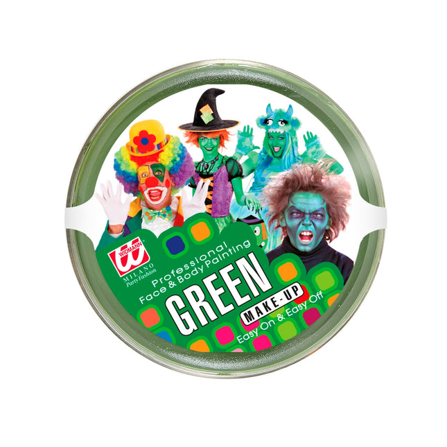 Pintura facial verde 25gr
