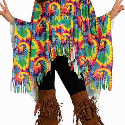 Disfraz de Poncho Hippie M