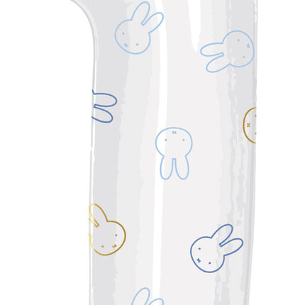 Globo Foil Figura 1 Miffy Azul Vacío 1,06m