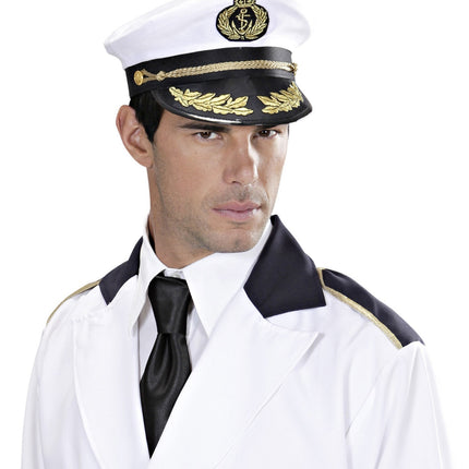 Gorra Capitán Oro Blanco
