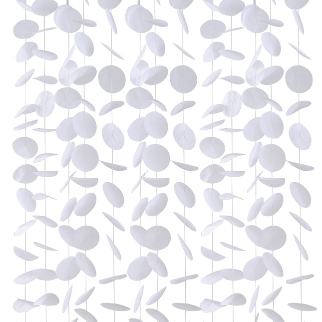 Cortina para Puerta de Boda Blanca 2m