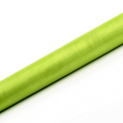 Tela Organza Verde Lima 36cm 9m