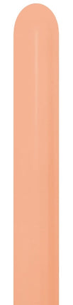 Globos para modelar Peach Blush 7.6cm 152cm 50pcs