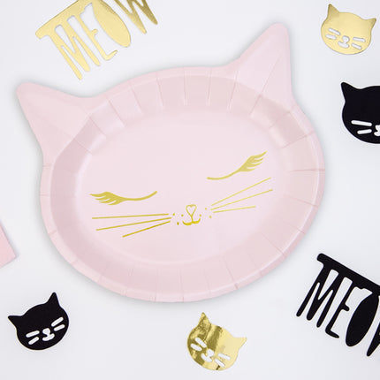 Platos Gato 22cm 6ud