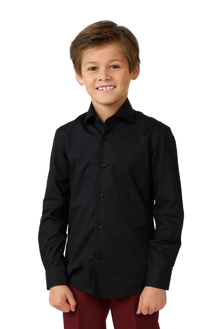 Camisa Negra Niño <tc>OppoSuits</tc>