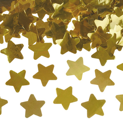 Cañón Confeti Estrellas Oro 40cm