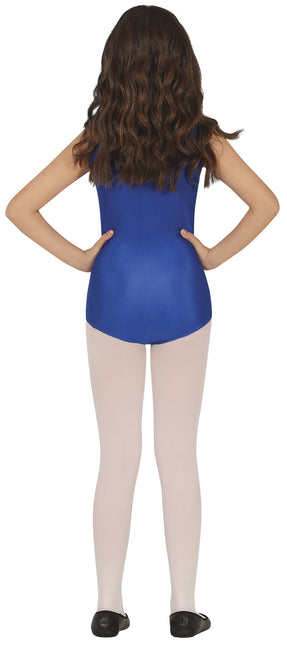 Leotardo azul niña sin mangas