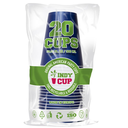 Vasos azules 20 uds.