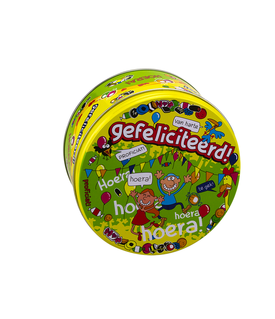Tarro de caramelos Felicidades 14cm