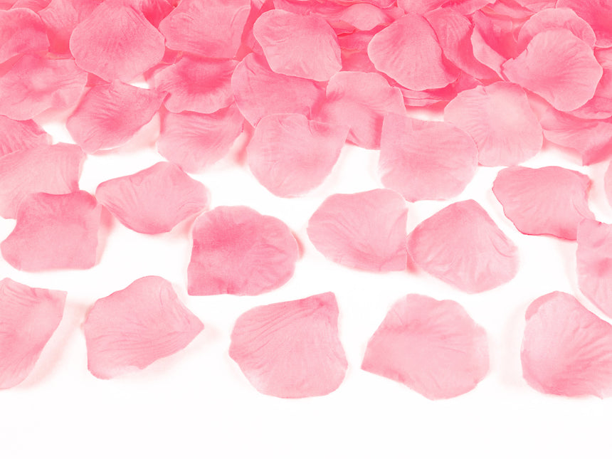 Pétalos de rosa rosa claro 500ud