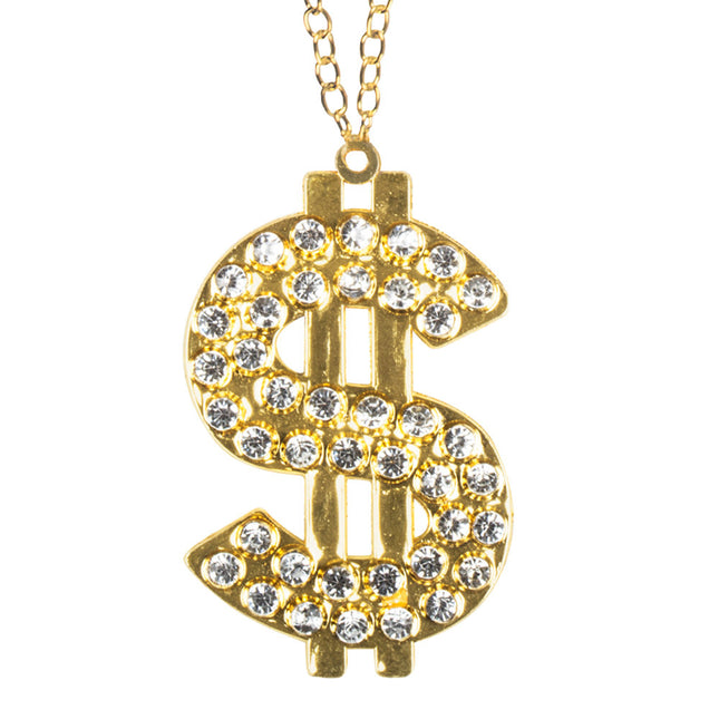 Collar Dólar Diamantes Oro