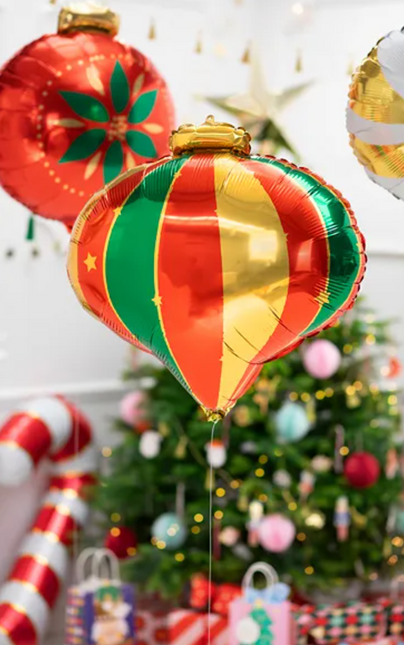 Globo de Helio Bola de Navidad Vacía 51cm