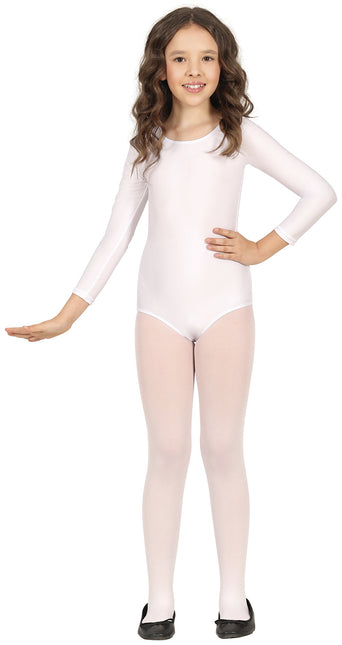 Leotardo de niña Blanco