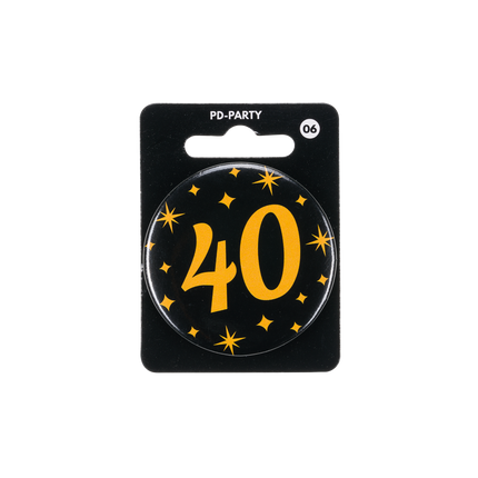 40 años Botón