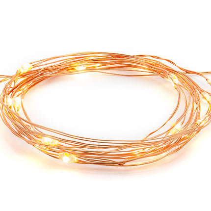 Guirnalda luminosa LED Cobre 1,9 m
