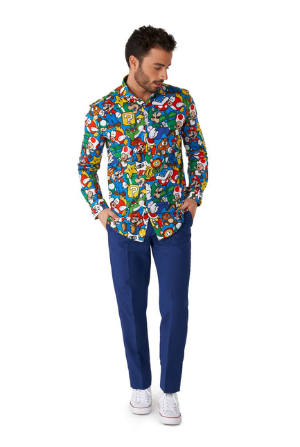 Camisa Super Mario Hombre <tc>OppoSuits</tc>