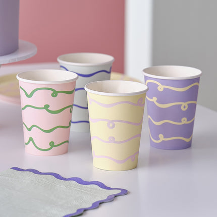 Vasos de colores 8 uds.
