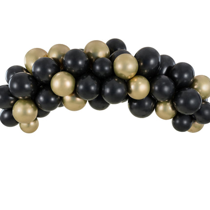 Arco de Globo Casero Set Negro 2m