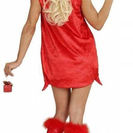 Vestido de Papá Noel Bolsa de Navidad con cinta para el pelo de regalo