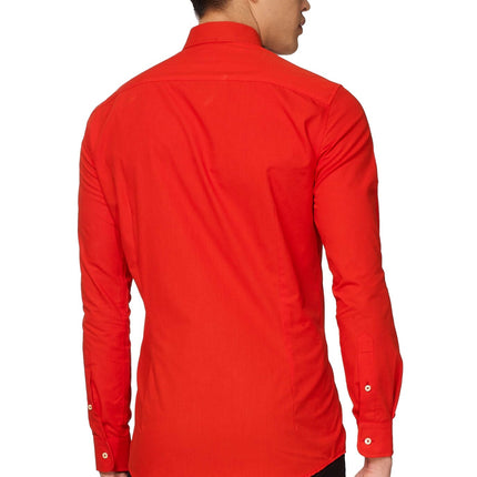 Camisa Roja Hombres <tc>OppoSuits</tc>