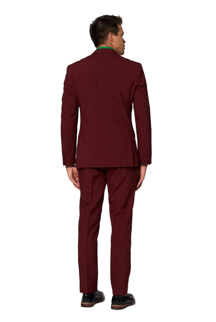 Traje Rojo Burdeos Hombre <tc>OppoSuits</tc>
