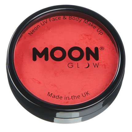 Moon Glow Neon UV Pro Pintura Facial Rojo Intenso 36g