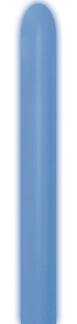Globos de modelismo Azul Neón 5cm 152cm 50pcs