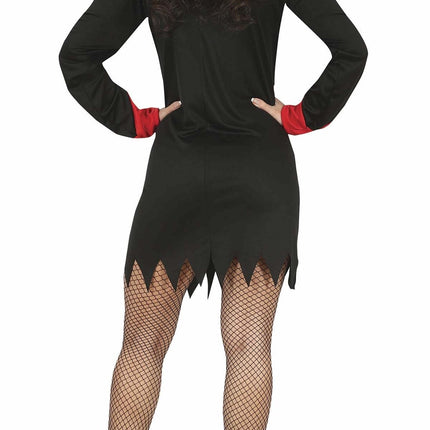 Hockey Hielo Disfraz Halloween Señoras Rojo Negro