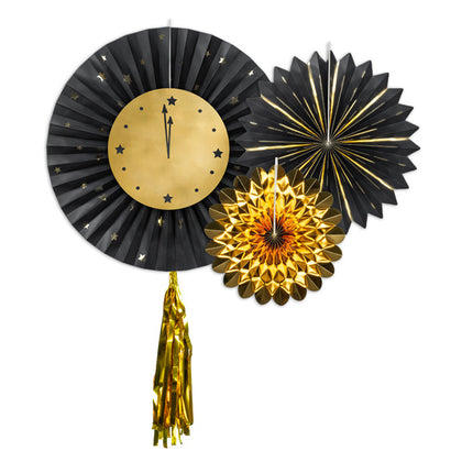 Reloj Colgante Decoración Nochevieja 3pcs