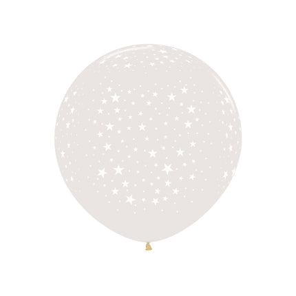 Globos Estrellas Transparentes 61cm 3pcs