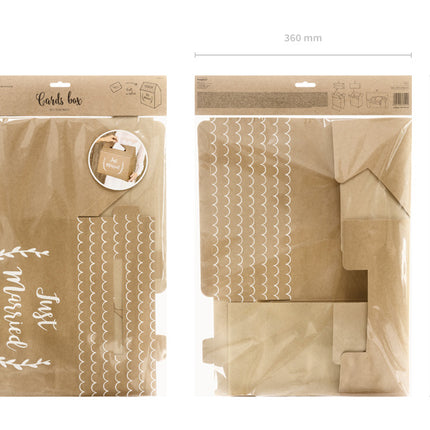 Caja para sobres de boda 30cm