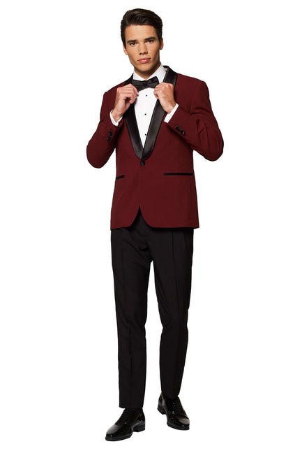 Esmoquin Rojo Burdeos Hombre <tc>OppoSuits</tc>