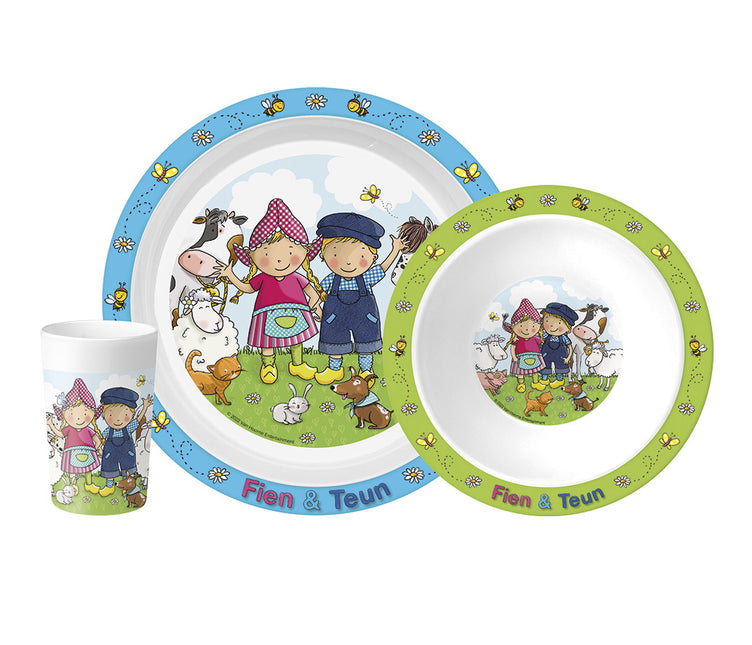 Juego de comedor Fien & Teun, 3 piezas