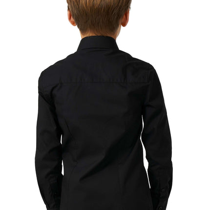 Camisa Negra Niño <tc>OppoSuits</tc>