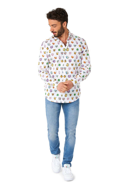 Camisa Pixel Pokémon Hombre <tc>OppoSuits</tc>