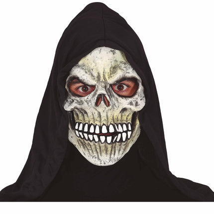 Máscara Halloween Esqueleto Plástico