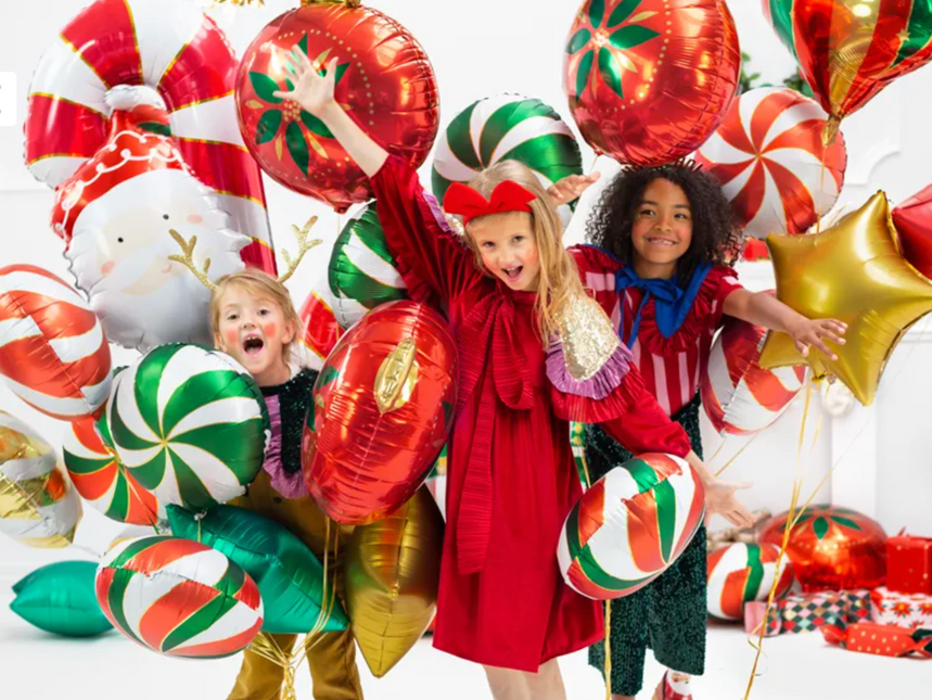 Globo de Helio Bola de Navidad Vacía 45cm