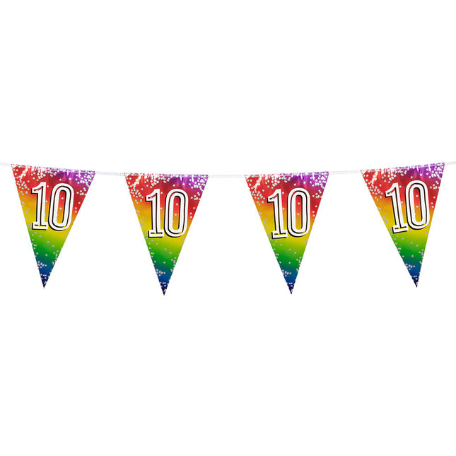 Guirnalda Arco Iris 10 Años 6m