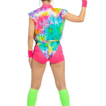 Disfraz de Atleta Rosa Mujer