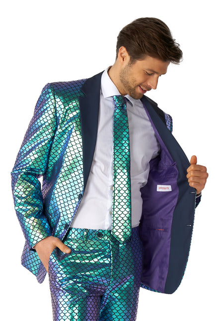 Traje Escamas Holográfico