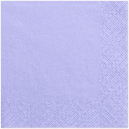 Servilletas Lilas 33cm 20ud